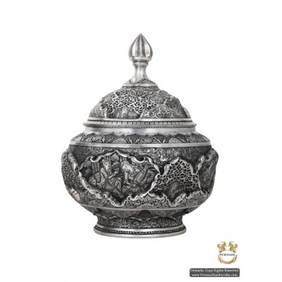 Luxurious Candy Dish | Multi Dimensional Handgraved Ghalamzani | PHGL502